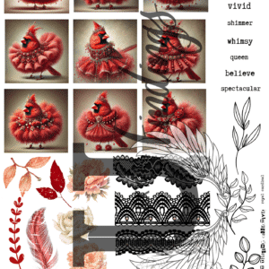 LUCKYfindings Artist Trading Collectives - royal cardinal