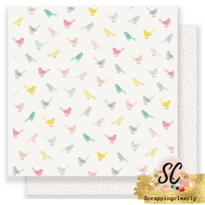 Maggie Holmes Collection - Bloom - 12 x 12 Double Sided Paper - Little Bird