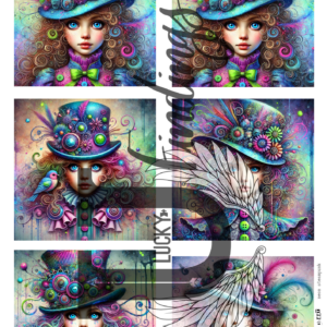 LUCKYfindings Imagery Sheet - neon steampunk
