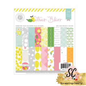 Pink Paislee Citrus Bliss 12 x 12 - Paper Pad