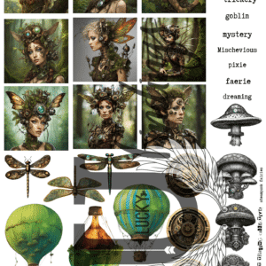 LUCKYfindings Artist Trading Collectives - steampunk fairies