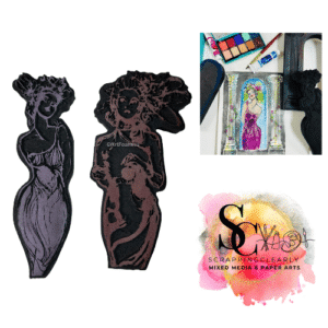 ArtFoamies Jane Davenport | Aphrodite & Hera | Foam Stamps - Set of 2