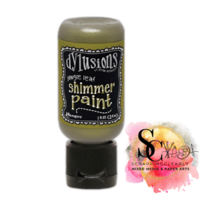 Dylusions Shimmer Paint 1oz - jungle leaf