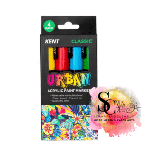 Kent Urban Acrylic Paint Markers 4 Pack - Classic