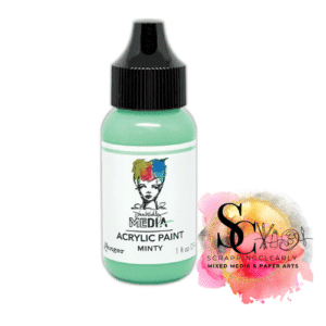 Dina Wakley Media Heavy Body Acrylic Paint 1oz Minty