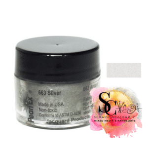 Jacquard Pearl Ex Powdered Pigment 3g -  Silver