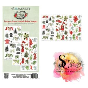 49 And Market Evergreen Season Essentials Rub on Transfers
