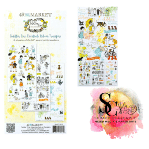 49 And Market Toddler Time Essentials Rub on Transfers