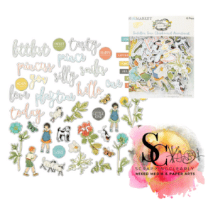 49 And Market Toddler Time Chipboard Set