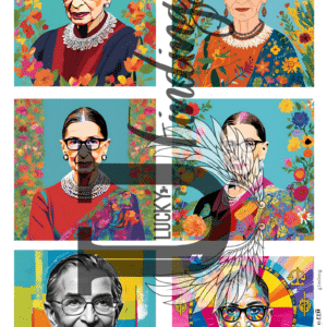 LUCKYfindings Imagery Sheet - ginsburg