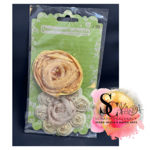Prima Flowers Flower Embellishments Romani Rose  - Pheasant