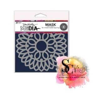 Dina Wakley Media Stencil - Pointy Doily
