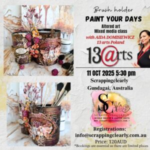 Paint Your Days - Altered Art Mixed Media Kit