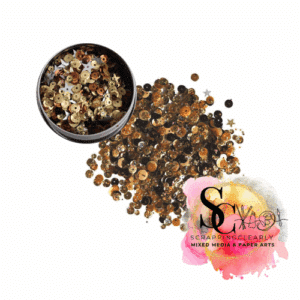 Buttons Galore and More Embellishments Sequins - Heavy Metal