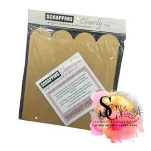 Scrappingclearly Acrylic Albums - Large Tabbed