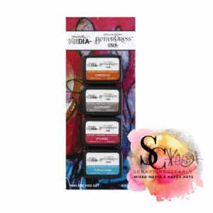 Spellbinders BetterPress Ink Mini Set 4/Pkg - By Dina Wakley Dinas Fave
