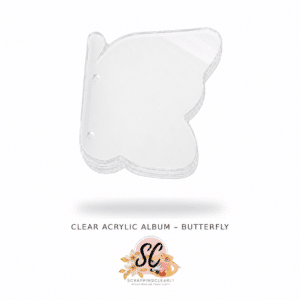 Scrappingclearly Acrylic Albums - Butterfly
