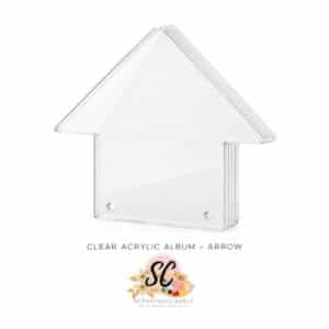 Scrappingclearly Acrylic Albums - Arrow