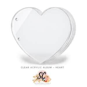 Scrappingclearly Acrylic Albums - Heart