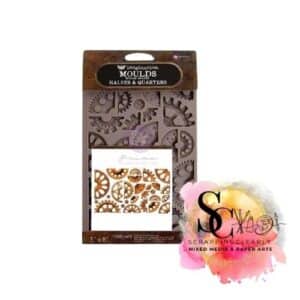 Finnabair Decor Moulds 5"X8"X8mm - Halves & Quarters