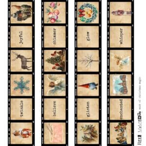 LUCKYfindings reel moments  - a wash of Christmas magic