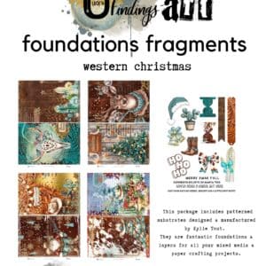 LUCKYfindings Foundations Fragments-  western christmas