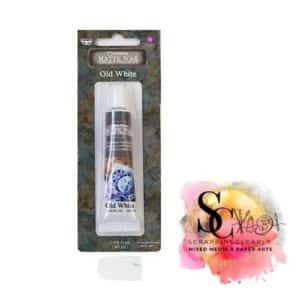 Finnabair Art Alchemy Metallique Wax .68 Fluid Ounce - Old White