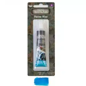 Finnabair Art Alchemy Metallique Wax .68 Fluid Ounce - Patina Blue