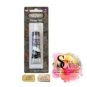 Finnabair Art Alchemy Metallique Wax .68 Fluid Ounce - Vintage Silk