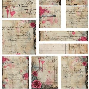 LUCKYfindings groundworks imagery Sheet - stained with love