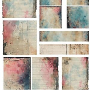 LUCKYfindings groundworks imagery Sheet - soft decay