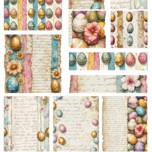 LUCKYfindings groundworks imagery Sheet - easter love