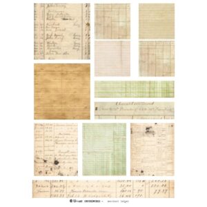 LUCKYfindings groundworks imagery Sheet - merchant ledger