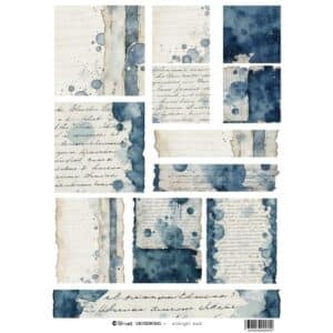 LUCKYfindings groundworks imagery Sheet - midnight wash