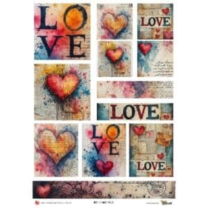 LUCKYfindings groundworks imagery Sheet - heartmarked