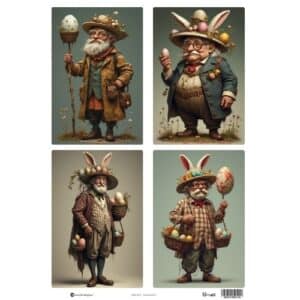 LUCKYfindings quartlets imagery Sheet -easter curators