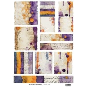 LUCKYfindings groundworks imagery Sheet - spice plum
