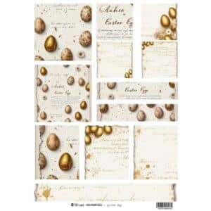 LUCKYfindings groundworks imagery Sheet - golden egg