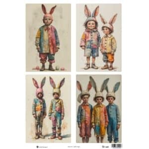 LUCKYfindings quartlets imagery Sheet -easter oddlings