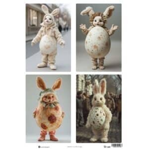 LUCKYfindings quartlets imagery Sheet - Easter streetlings