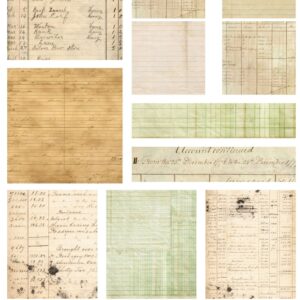 LUCKYfindings groundworks imagery Sheet - merchant ledger