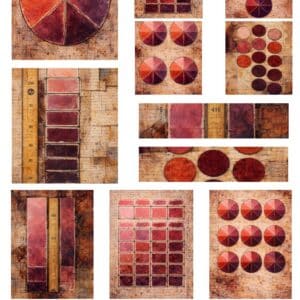 LUCKYfindings groundworks imagery Sheet - pigment study