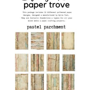 LUCKYfindings paper trove - pastel parchment