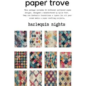 LUCKYfindings paper trove - harlequin nights