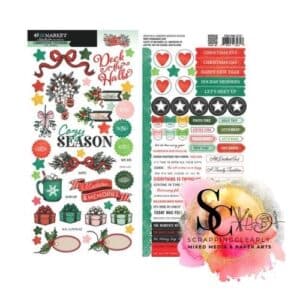 49 and Market Mistletoe & Memories - Cardstock Stickers