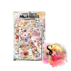 Aall & Create #10 A5 Rub-Ons - Dancing Poppies RO-23