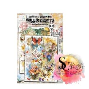 Aall & Create #10 A5 Rub-Ons - Citrus Kissed Meadows RO-22