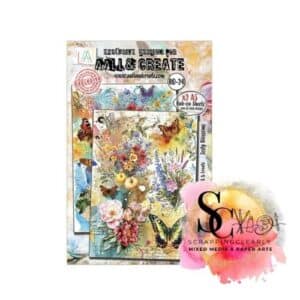 Aall & Create #10 A5 Rub-Ons - Zesty Blossoms RO-24