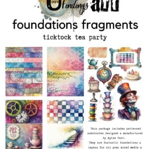 LUCKYfindings Foundations Fragments-  ticktock tea party