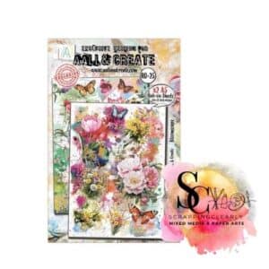 Aall & Create #10 A5 Rub-Ons - Bloomscape RO-25